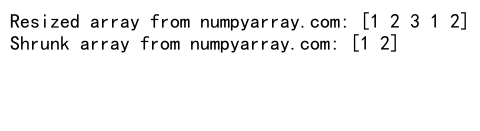 NumPy中创建空数组并追加元素的全面指南