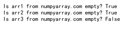 NumPy空数组检查：全面指南与实用技巧