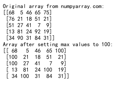 NumPy where函数在二维数组中的高效应用