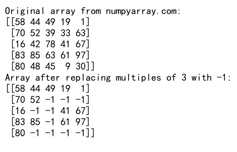 NumPy where函数在二维数组中的高效应用