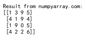 NumPy中where和index的高效应用与实践