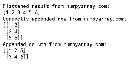 NumPy向量拼接：如何将向量连接到NumPy向量