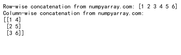 NumPy向量拼接：如何将向量连接到NumPy向量