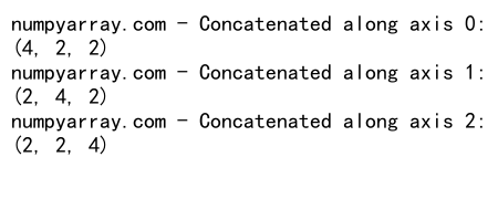 NumPy数组拼接：使用concatenate函数高效合并数组