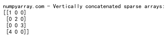 NumPy数组垂直拼接：使用concatenate函数实现高效数据合并