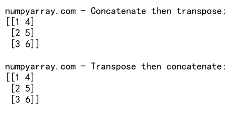 NumPy数组垂直拼接：使用concatenate函数实现高效数据合并