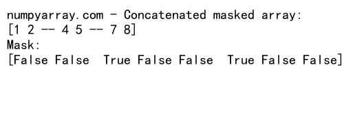 NumPy中使用concatenate函数处理含None值的数组拼接