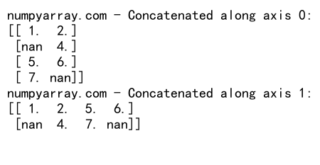 NumPy中使用concatenate函数处理含None值的数组拼接