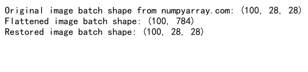 NumPy中reshape函数的-1参数详解及应用