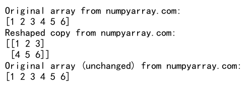 NumPy中reshape函数的全面应用：重塑数组的强大工具