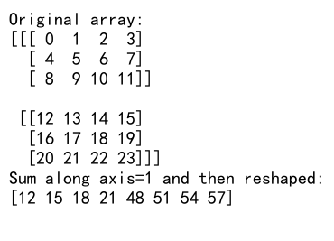 NumPy数组操作：reshape、empty和axis的详细介绍与应用