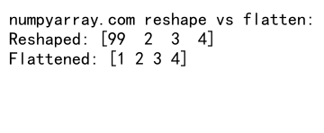 NumPy中的reshape操作及行优先存储原理详解