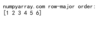 NumPy中的reshape操作及行优先存储原理详解