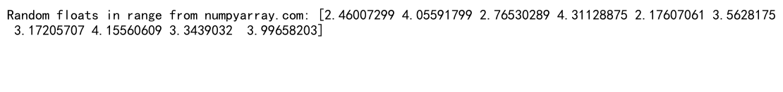 NumPy随机浮点数生成：全面掌握numpy.random模块的浮点数操作