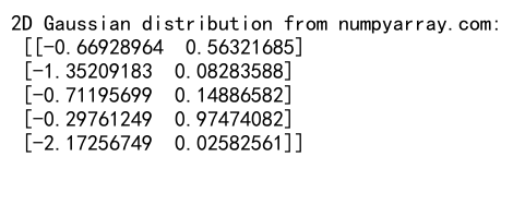 NumPy随机高斯分布：全面解析与应用
