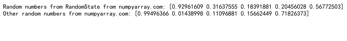 NumPy随机数生成器：全面解析与实用示例