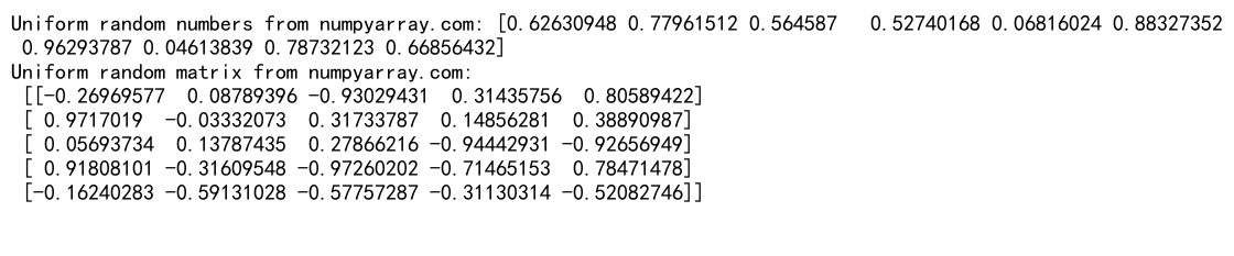 NumPy随机数生成器：全面解析与实用示例