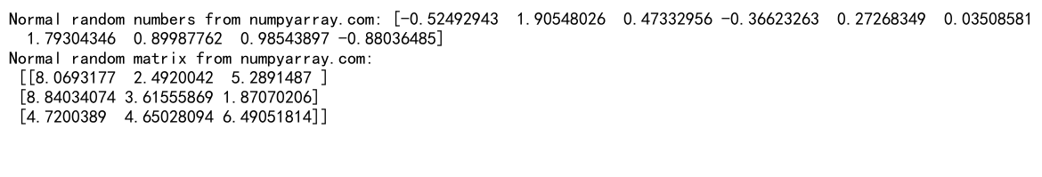NumPy随机数生成器：全面解析与实用示例