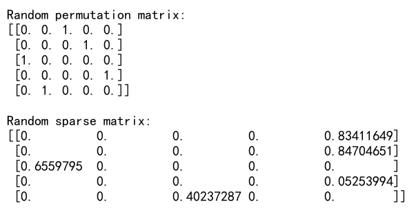 NumPy随机排列：使用numpy.random.permutation实现数组洗牌和随机采样