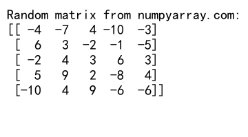 NumPy随机整数生成：掌握random.randint函数