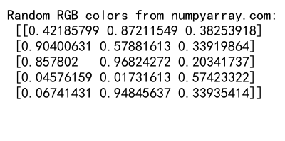 NumPy随机数生成：全面掌握NumPy的随机功能