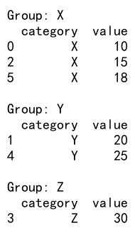 Pandas GroupBy 分组操作及获取分组详解