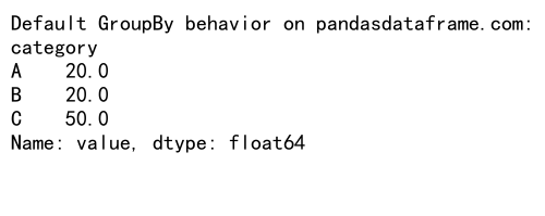 Pandas GroupBy 操作：如何处理包含 NaN 值的数据分组