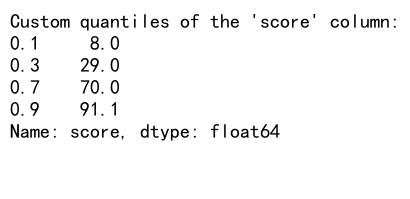 Pandas GroupBy和Quantile：高效数据分组与分位数分析