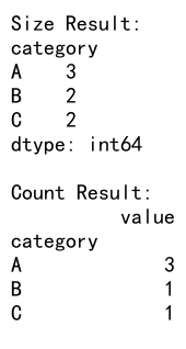 Pandas GroupBy Size：高效统计和分析数据的利器