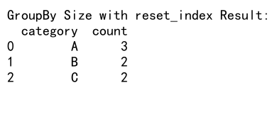 Pandas GroupBy Size：高效统计和分析数据的利器