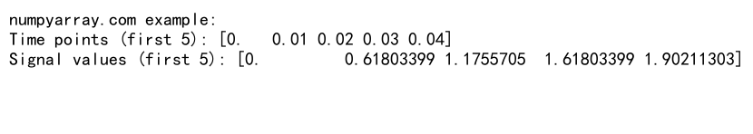 NumPy arange函数：创建等间隔数组的强大工具