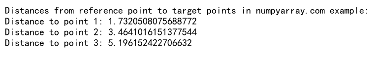 NumPy计算欧几里得距离：高效数组操作的实践指南