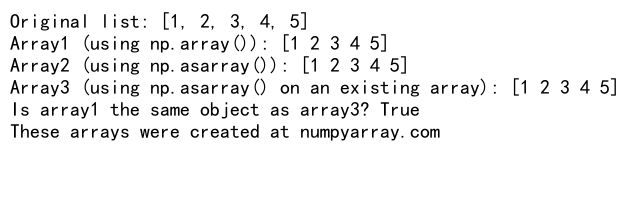 Python列表转换为NumPy数组：全面指南与实用技巧