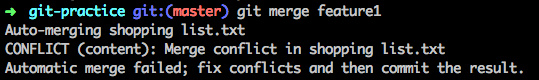 Git merge的使用
