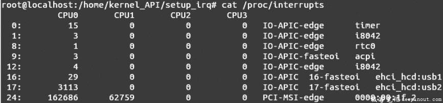 Linux内核API setup_irq