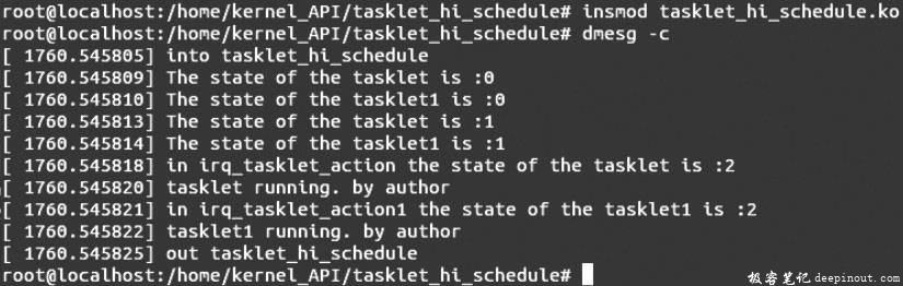 Linux内核API tasklet_hi_schedule