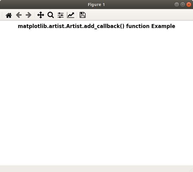 Matplotlib.artist.artist.add_callback()