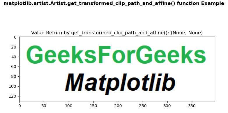 Matplotlib.artist.artist.get_transformed_clip_path_and_affine()
