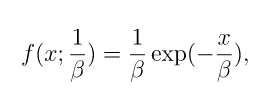 Python中的numpy.random.exponential()