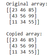 如何将NumPy数组复制到另一个数组中？