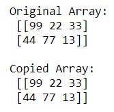 如何将NumPy数组复制到另一个数组中？