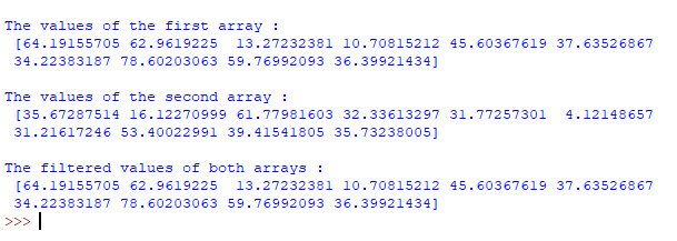 如何在Python中使用NumPy where()的多个条件？