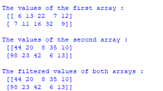 如何在Python中使用NumPy where()的多个条件？
