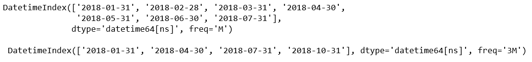 Python pandas.date_range()方法