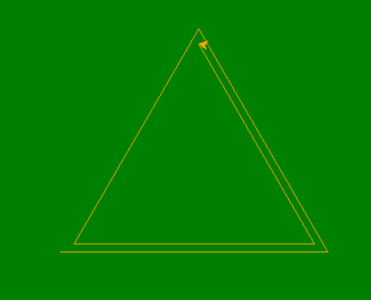在Python中使用Turtle绘制形状内的形状