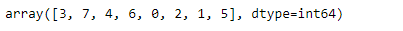 Python Pandas Index.argsort()