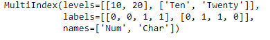 Python Pandas MultiIndex.set_labels()