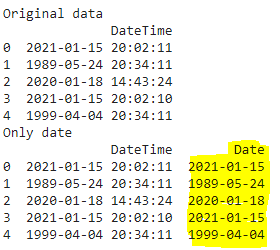 如何在Pandas中把数据时间转换为日期？