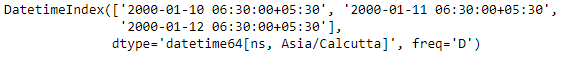 Python Pandas DatetimeIndex.dayofweek