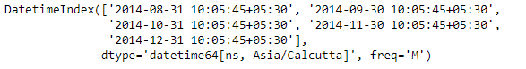 Python Pandas DatetimeIndex.dayofweek